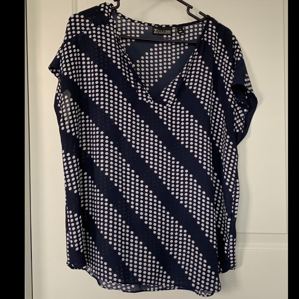 NY and Co Cap Sleeve Blouse